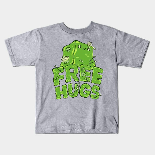 Free Hugs Kids T-Shirt by karorine